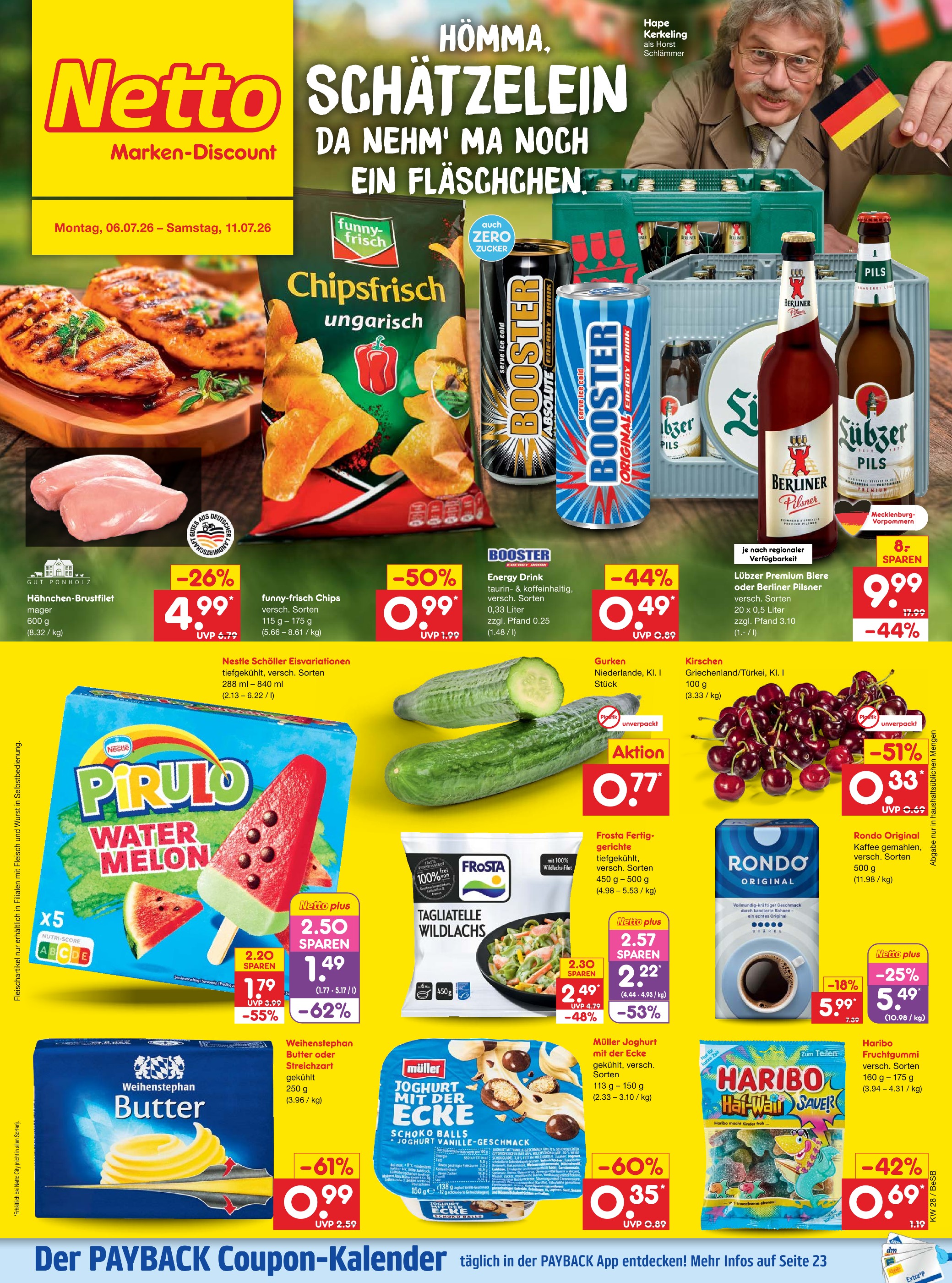 Netto Marken-Discount Prospekt "Aktuelle Angebote", 53 Seiten, 06.07.2026 - 11.07.2026